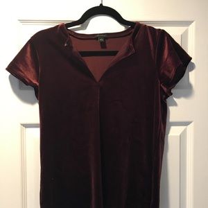 Ann Taylor Velvet Top